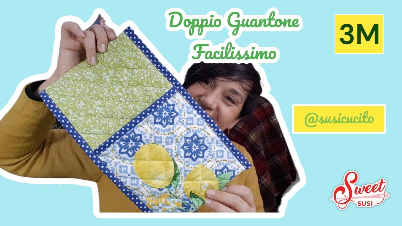 Fantastica IDEA da vendere o regalare | doppio guantone facilissimo | 3M tutorial Cucito