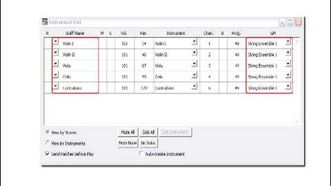 Finale Notation Software (2008-2009) Tutorial- GM and Garritan Sounds