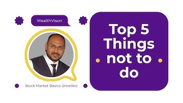 Avoid These 5 Stock Market Mistakes for Better Returns!