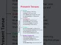 Present Tenses Made Super Easy 😍📘 #shorts