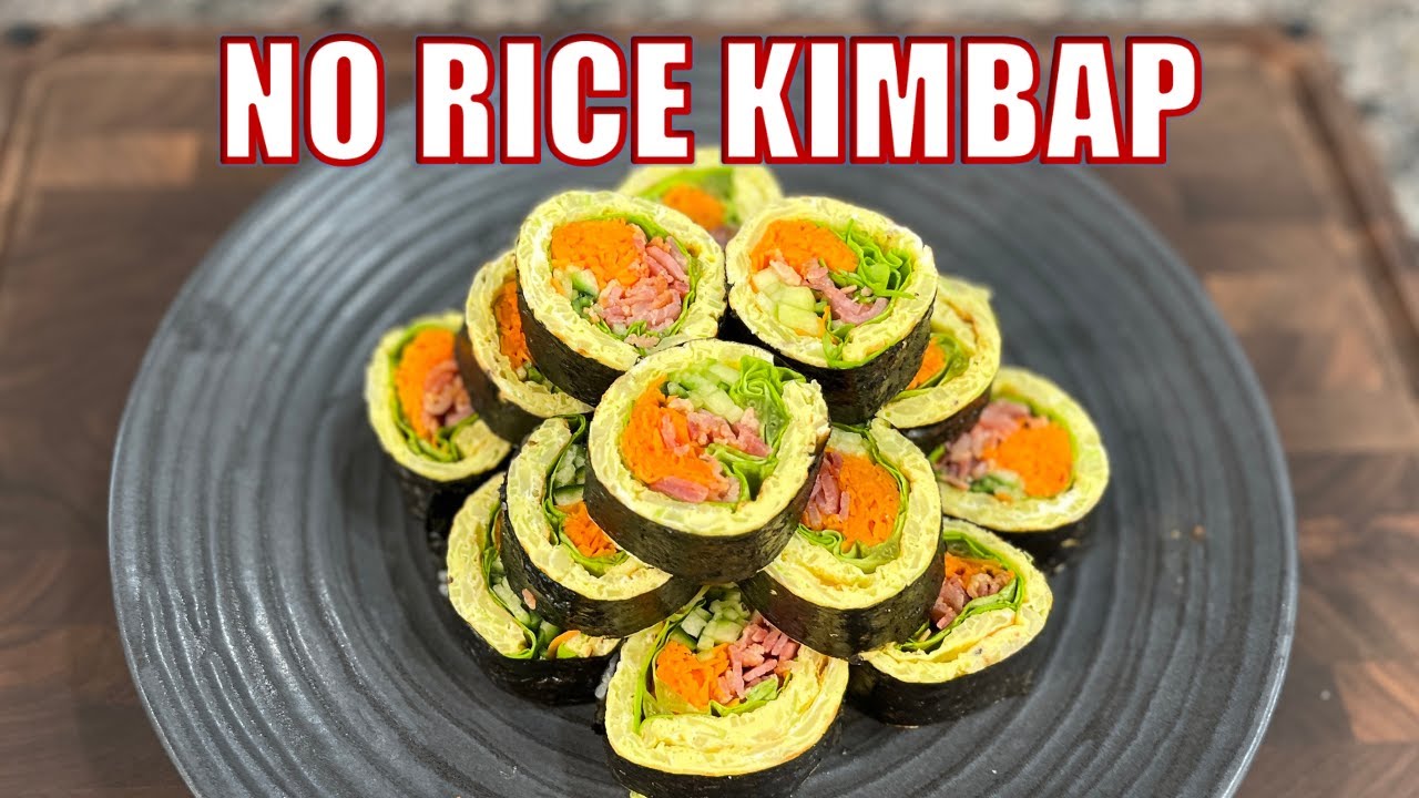 Как приготовить кимбап без риса! | Капустный кимбап