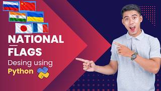 National flags Design using Python turtle in 2026