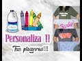 ⚫️ 4 formas de personalizar tus  PLAYERAS // cloro y crayones