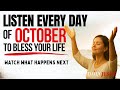 PRAY🔥 THIS Powerful October Blessing Prayer for Your Breakthrough | Declare Every Day in Faith