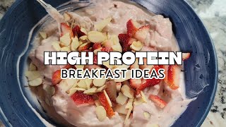 5 High Protein Breakfast Ideas