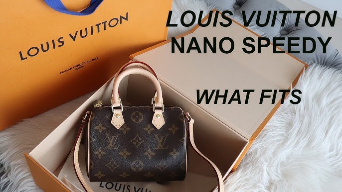 louis vuitton nano speedy! is it worth it?  what fits inside + one month  review 