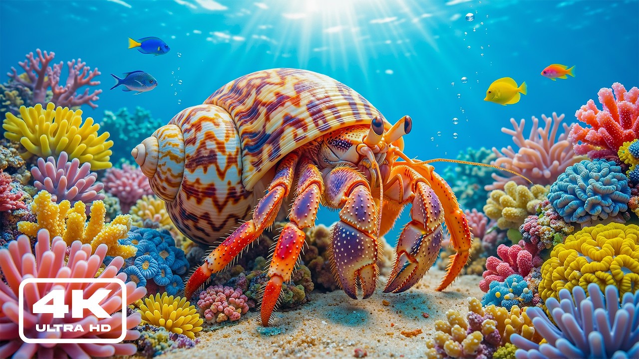 Aquarium Paradise 4K 🐠 Majestic Coral Reefs & Fish for Deep Relaxation