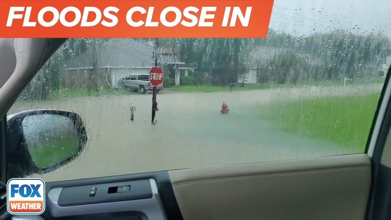 Floodwaters Surround Homes in Brandon, Mississippi YouTube