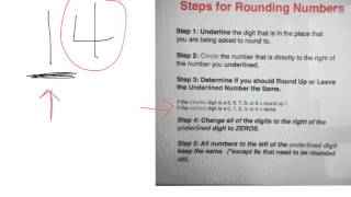 Steps for Rounding