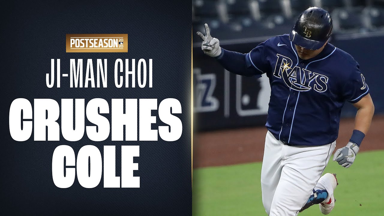 Ji-Man Choi crushes home run against Gerrit Cole to put Rays ahead of  Yankees! 