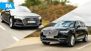 Berlina ou SUV de LUXO? Audi A8 vs Volvo XC90 Excellence видео SUV | autobann.su