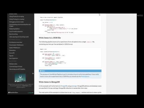 27 Scrapy中Item Pipeline的用法