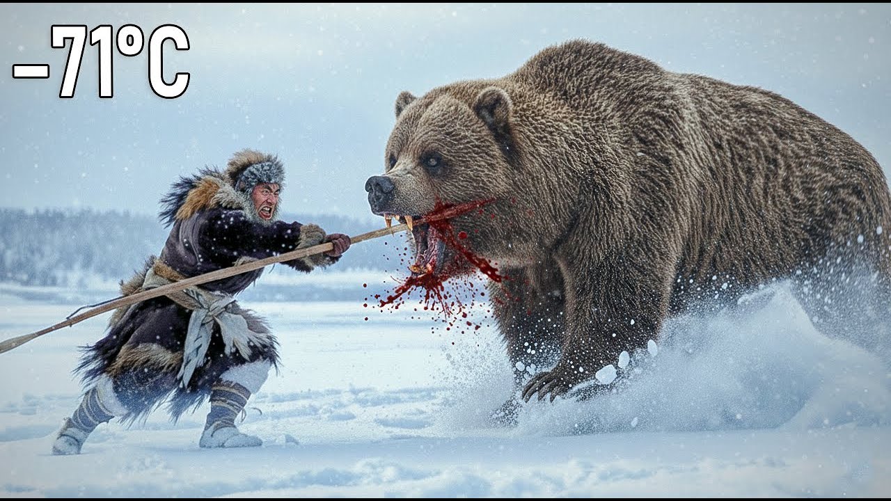 3 Days Without Sleep: A Yakut Old Man Fights a Bear 500kg Alone in the Frozen Taiga