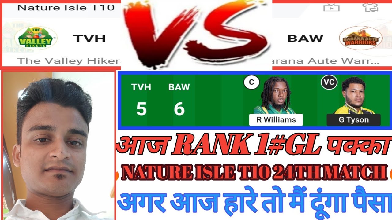 TVH vs BAW Dream11 prediction | TVH vs BAW | tvh vs baw dream11 team | Nature Isle T10 Match 2023