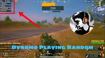 Dynamo playing with randoms | behave like Noobs | funny talking | PUBG