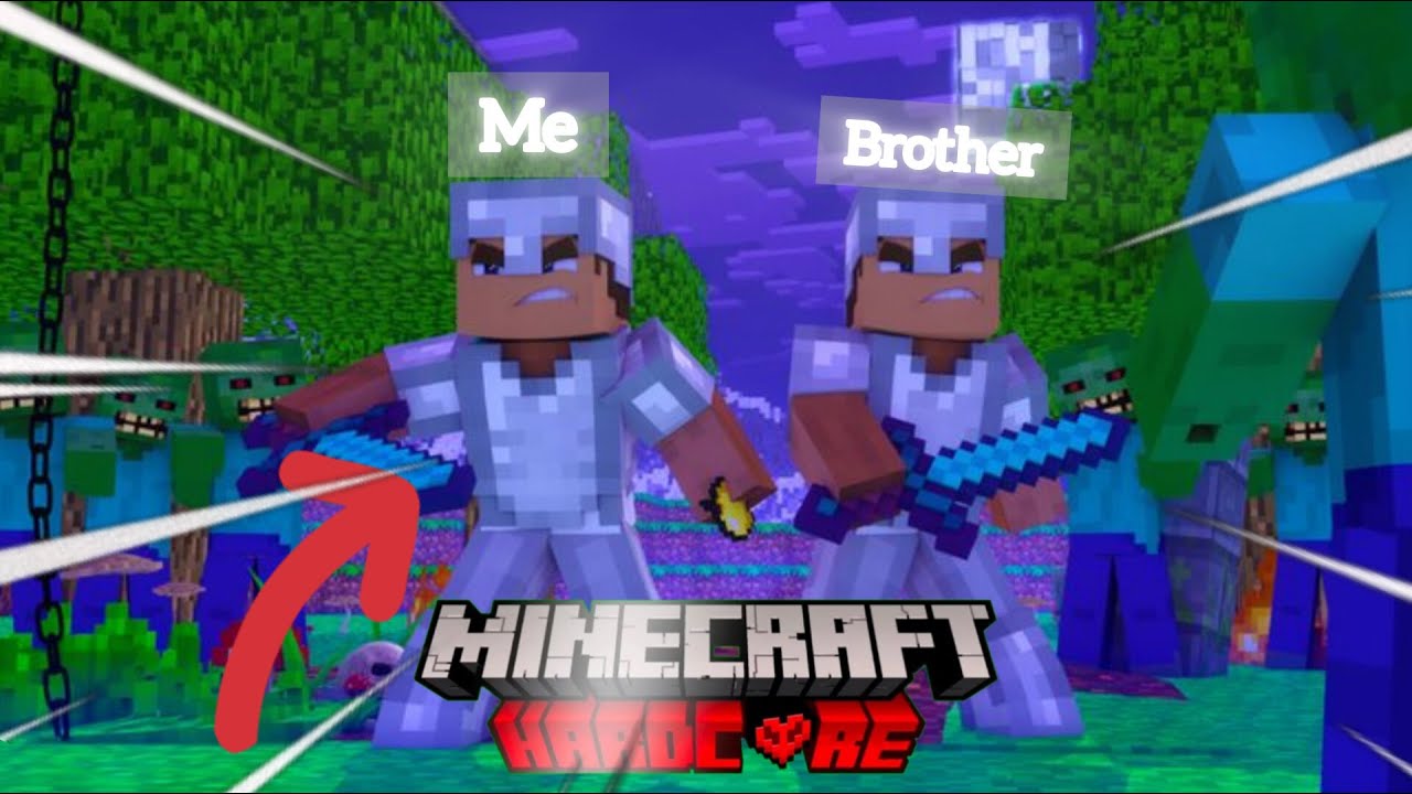 MY BROTHER CAN PLAY WITH ME IN MINECRAFT HARDCORE #minecraft #trending ...
