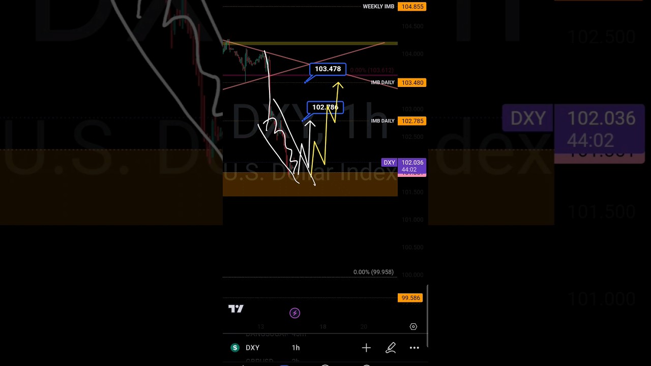 DXY DOLLAR INDEX MUST WATCH PRICE FORECAST UPDATE USING PURE CHART AND PRICE ACTION 