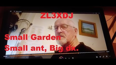 ZL3XDJ,  small garden 20m 2 ele parasitic array