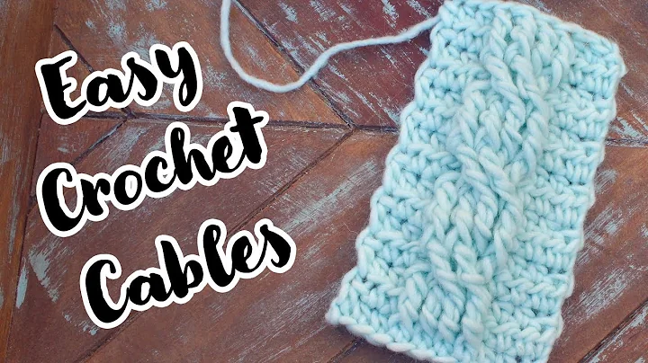 Learn How to Crochet Easy Beginner Cables Stitch