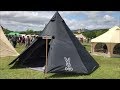 【OUTDOR PARK 2018】DOD ビッグ ワンポール テント（BIG ONEPOLE TENT）の紹介（T8-200-BK）