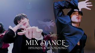 HYUNJIN & WOOYOUNG Mixing Dance▸ [스튜디오 춤]  ‹ ATEEZ & SKZ ⋮ AMV