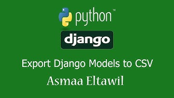 Export Django Models to CSV from admin panel
