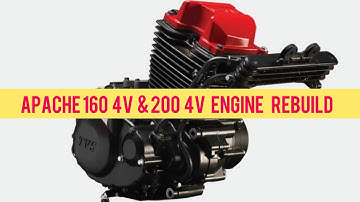 ENGINE REBUILD TIMELAPSE // APACHE 200 4V & APACHE 160 4V //#knoxraider #apache1604v #enginerebuild