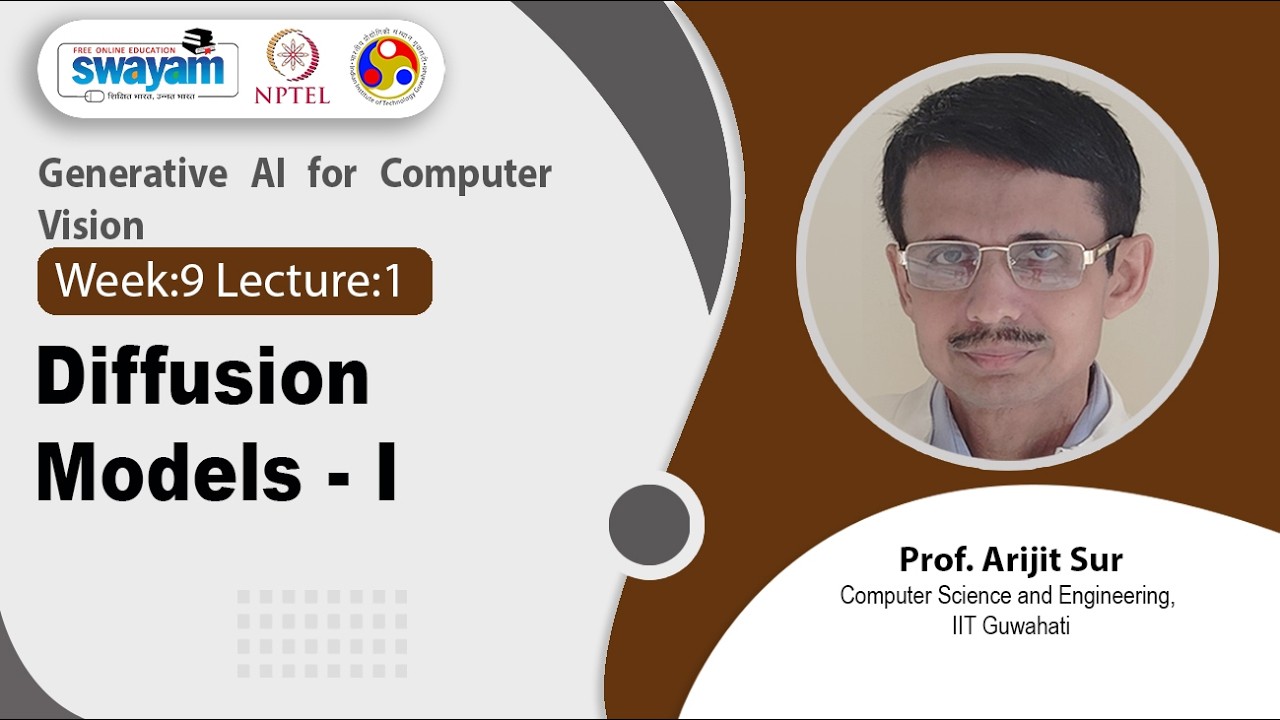 Lec 31: Diffusion Models - I