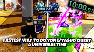 aut Under 10 Minutes fastest Way To Do Yoneyasuo Quests  Aut Update
