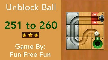 Unblock Ball - Block Puzzle (Level 251 to 260)