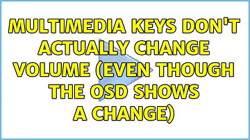 Ubuntu: Multimedia keys don