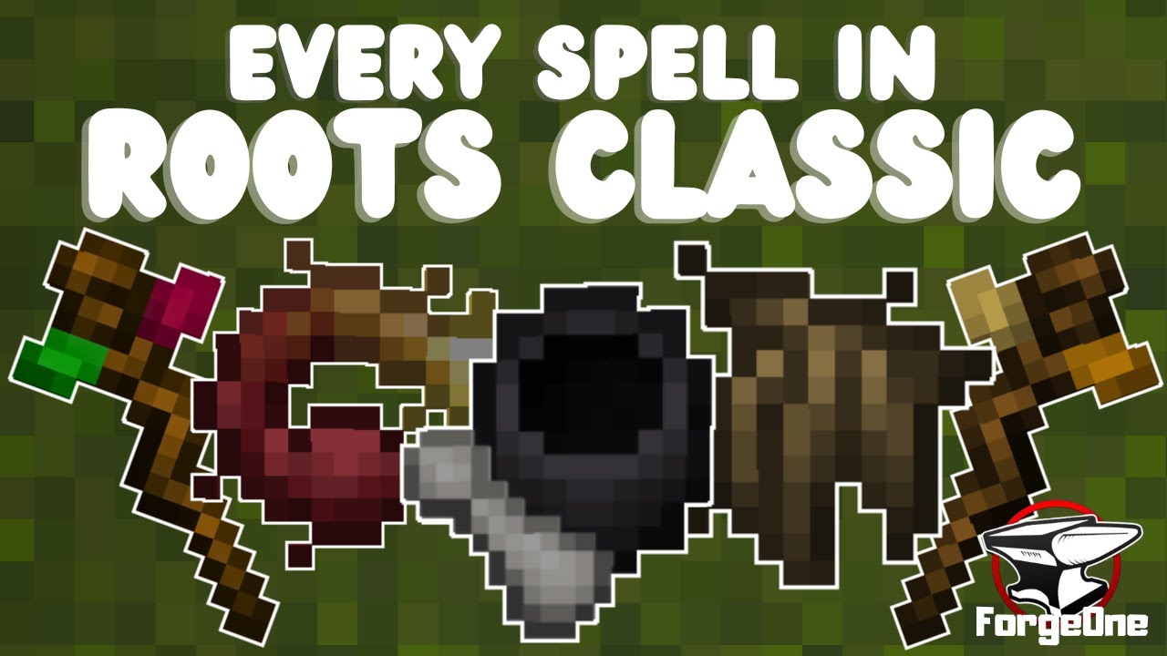 Root Spell Every Spell in Roots Classic (1.21.1) - YouTube