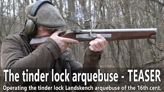 Operating the Landsknecht arquebuse of the late 15th century - TEASER