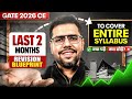 GATE 2026 Civil Engineering Preparation | Completed Roadmap to Cover Entire Syllabus in 2 Months