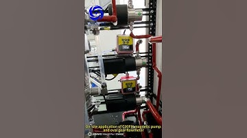 On-site application of CIXIFM magnetic pump and oval gear flow meter #gearpump #flowmeter