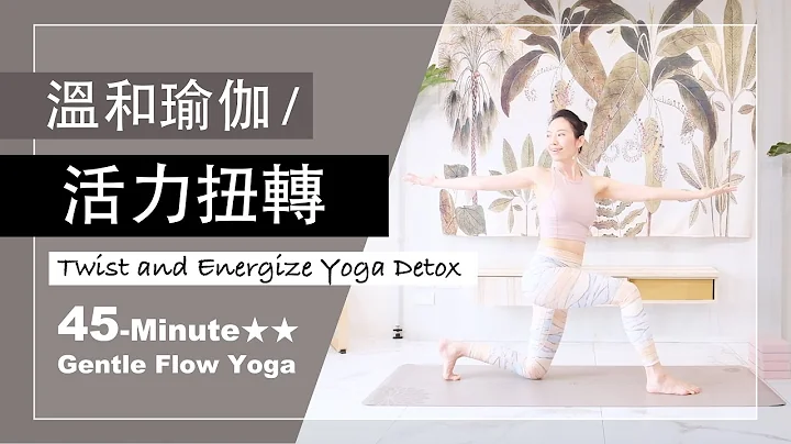 45分钟 温和瑜伽【活力扭转】Gentle Flow Yoga ★ ★ #自我按摩​​ #排汗排毒 - 天天要闻