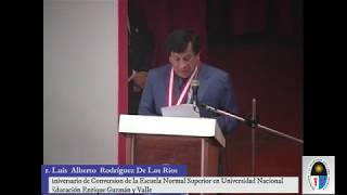 52 Aniversario de conversión de la escuela normal superior Enrique Guzmán y Valle  en UNE