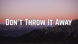 Jonas Brothers - Don’t Throw It Away (Lyrics)