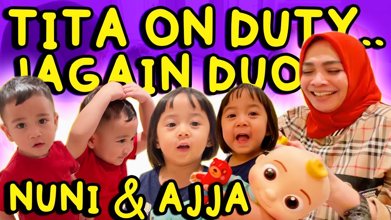 TITA ON DUTY !! MAMA RIETA SEHARIAN JAGAIN RAYYANZA DAN ARUNI 😍😍😍 @RansEntertainment