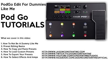 How To Use PodGO Edit! For Dummies Like Me!