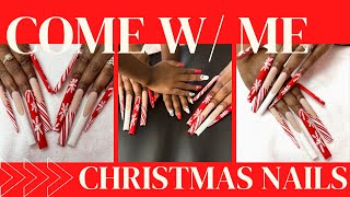 COME W/ ME...EXTRA LONG CHRISTMAS NAILS