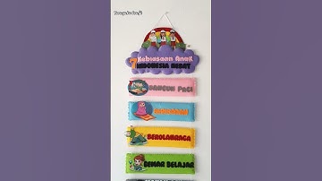 Thumbnail of 7 Kebiasaan Anak Indonesia Hebat dari Kain Flannel#art #dekorasikelas