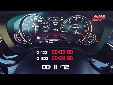 تسارع  و صوت بي ام دبليو ام 5 BMW M5 F90 2018 Acceleration