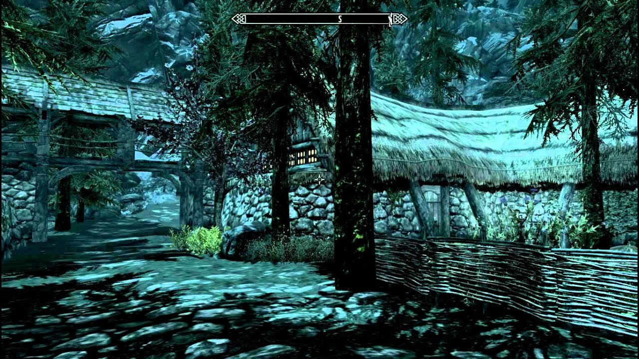 How to skyrim How to get on a house in riverwood YouTube