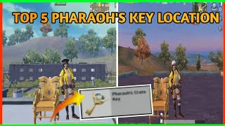 TOP 5 PHARAOH'S KEY LOCATION IN PUBG MOBILE | PHARAOH'S KEY KAHA PAR MILEGA screenshot 5