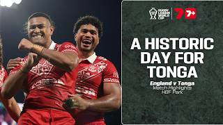 Tonga make history in Perth | England v Tonga, Rugby League World Cup