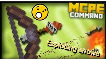 how to make exploding arrow in Minecraft
