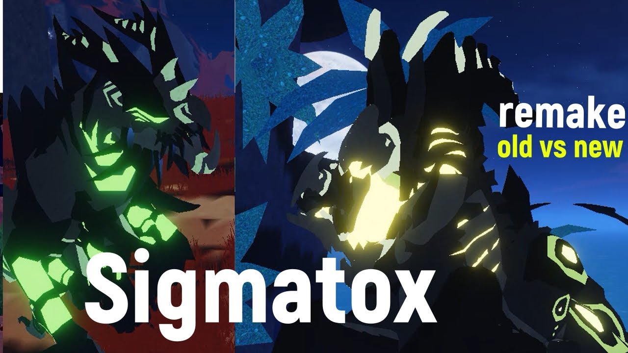 Sigmatox Redesign! Reanimation! Old vs New! Creatures of Sonaria