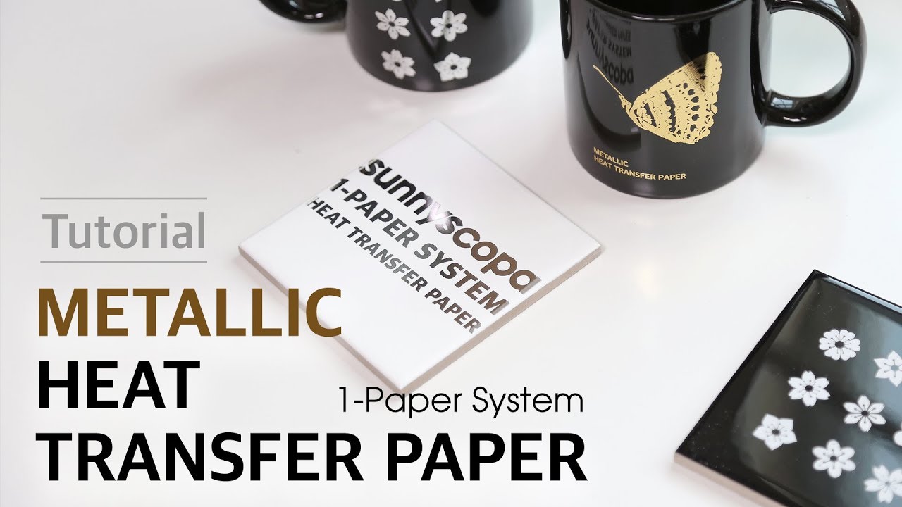 [How To Use] Metallic Transfer Paper (1Paper System) YouTube