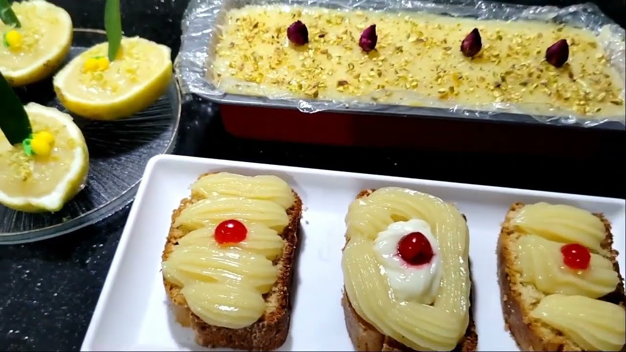 تحليات (اوباتيسري)فخمة سهلة ولديدة/مع كريمة الليمون والكريم باتيسيار حصريا من مطبخي لعام ورمضان2026